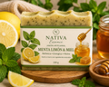 🍃🍋🍯 Nativa Essence™ Menta Limón & Miel Soap